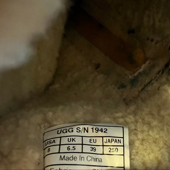 UGG Maxene Leather Tall Wedge Boots Style 1942 - Picture 13 of 14